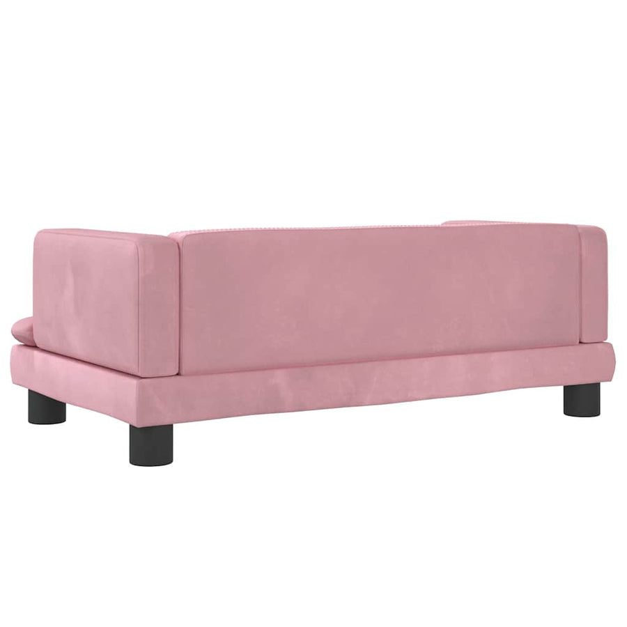 Hondenmand 80X45X30 Cm Fluweel Roze