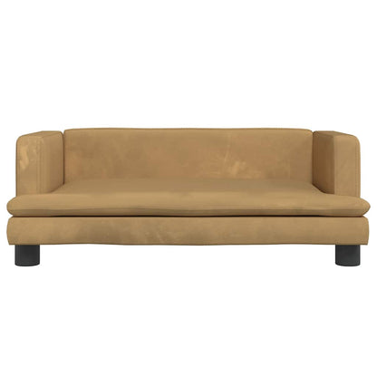 Hondenmand 80X45X30 Cm Fluweel Bruin