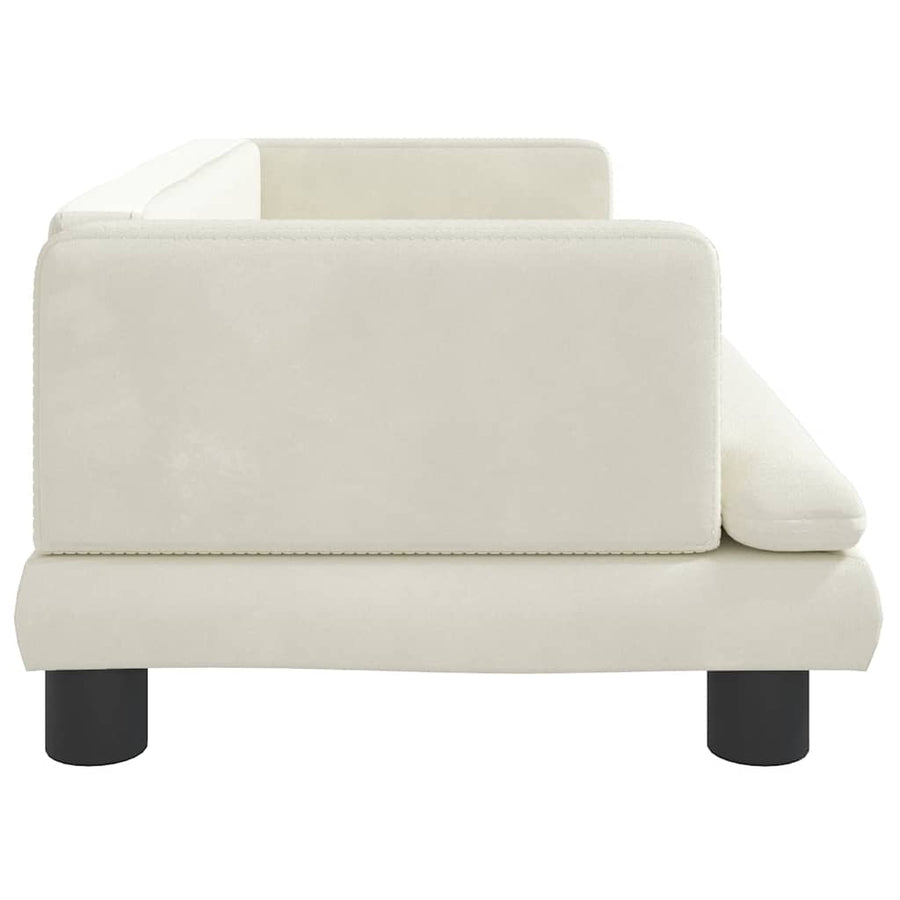 Hondenmand 80X45X30 Cm Fluweel Crèmekleurig