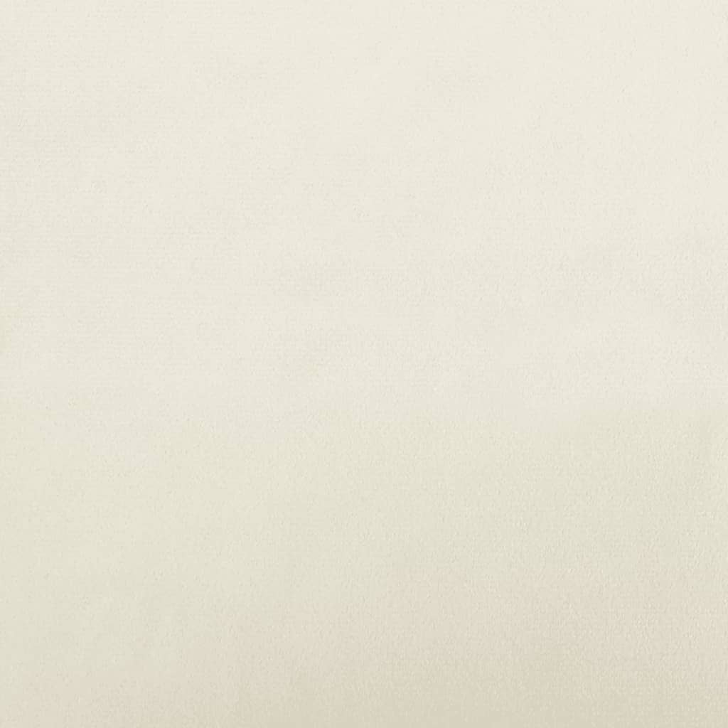 Hondenmand Fluweel Kleurig 80 x 45 x 30 cm crème