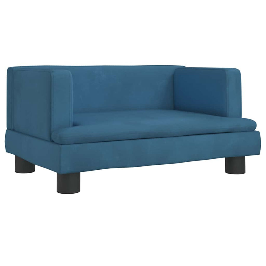 Hondenmand 60X40X30 Cm Fluweel Blauw