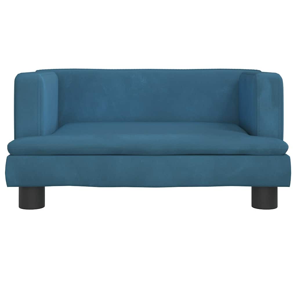 Hondenmand 60X40X30 Cm Fluweel Blauw