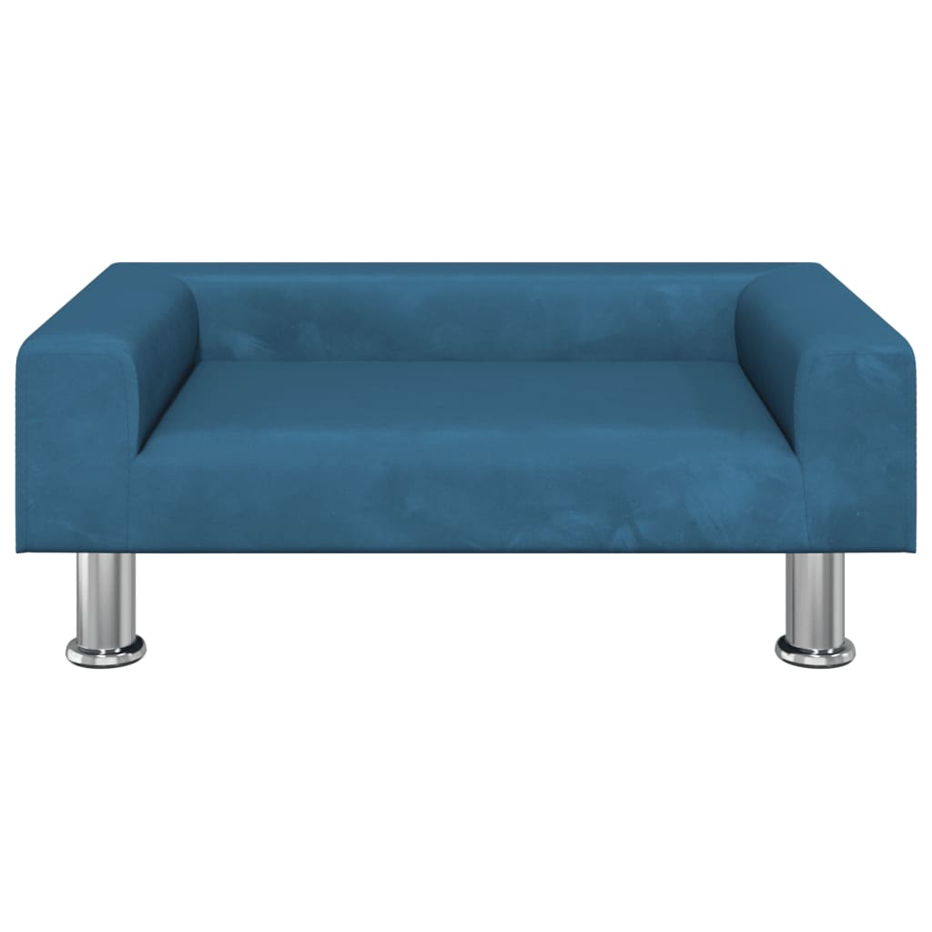 Hondenmand 70X45X26,5 Cm Fluweel Blauw 70 x 45 x 26.5 cm