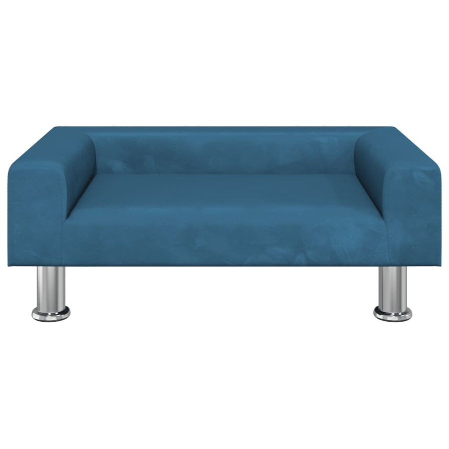 Hondenmand 70X45X26,5 Cm Fluweel Blauw 70 x 45 x 26.5 cm