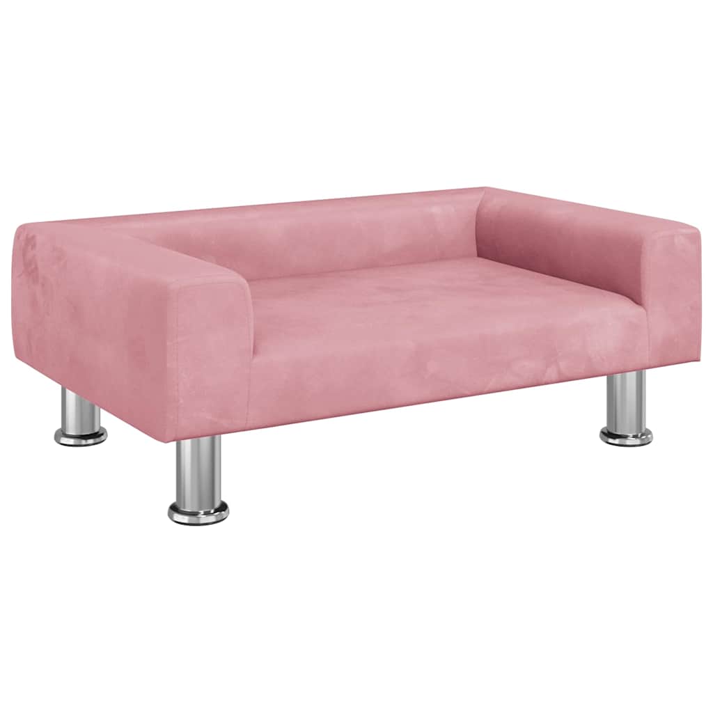 Hondenmand 70X45X26,5 Cm Fluweel Roze