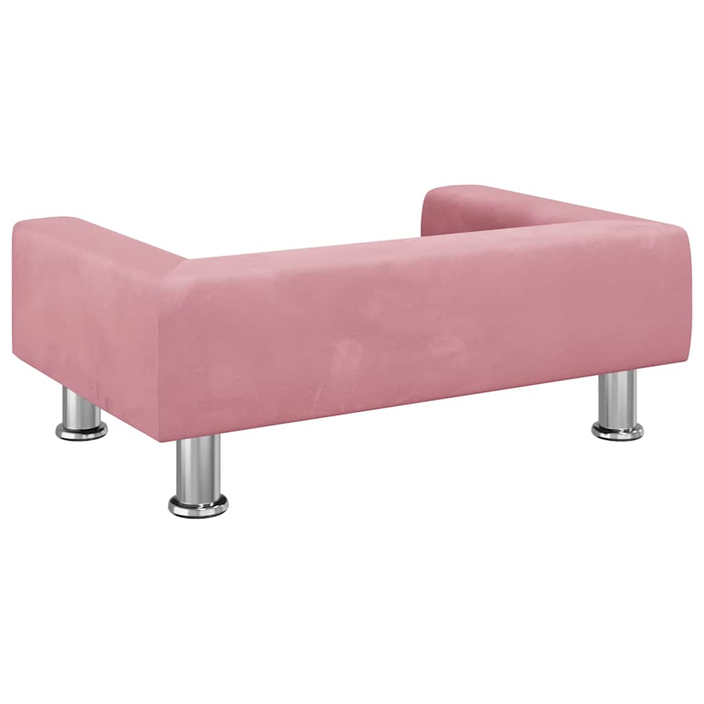 Hondenmand 70X45X26,5 Cm Fluweel Roze