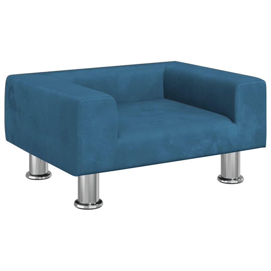 Hondenmand 50X40X26,5 Cm Fluweel 50 x 40 x 26.5 cm Blauw