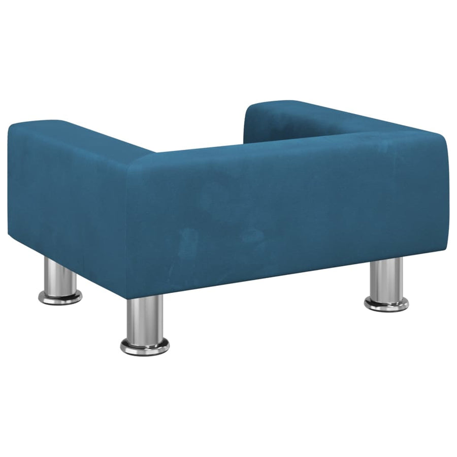 Hondenmand 50X40X26,5 Cm Fluweel 50 x 40 x 26.5 cm Blauw