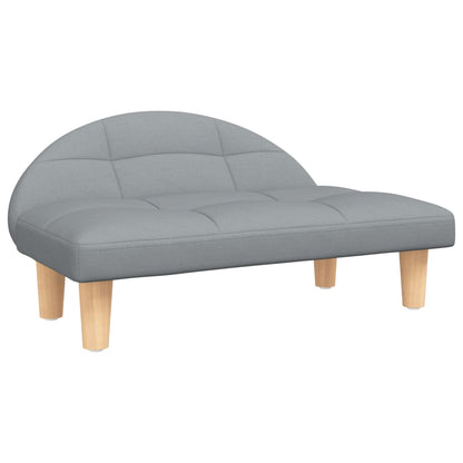 Hondenmand 70x52x30 cm stof lichtgrijs Lichtgrijs