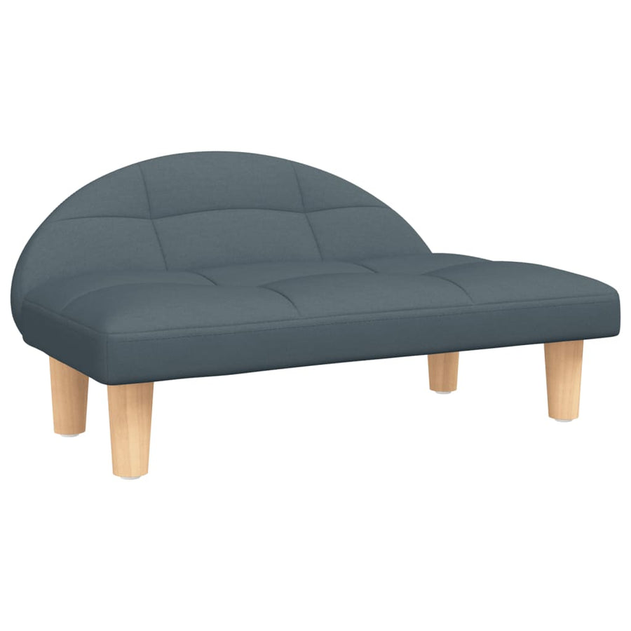 Hondenmand 70x52x30 cm stof donkergrijs Donkergrijs