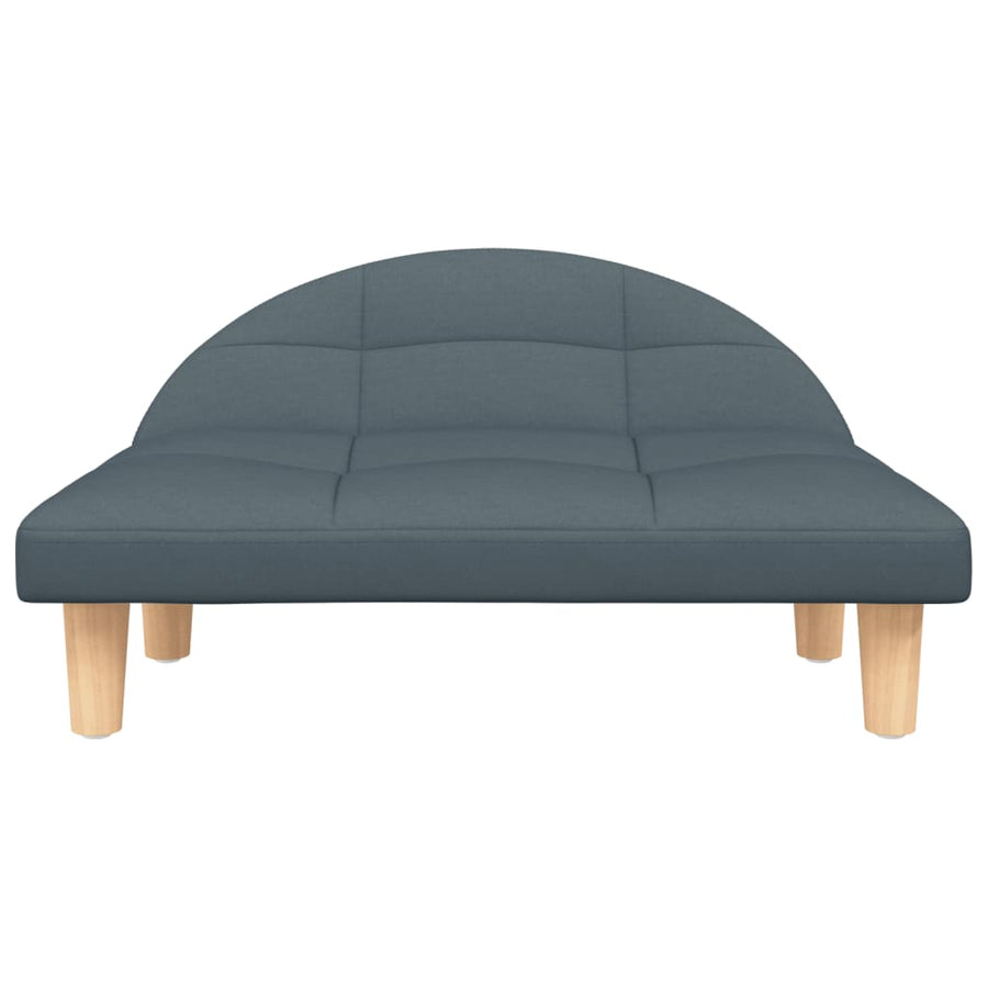 Hondenmand 70x52x30 cm stof donkergrijs Donkergrijs