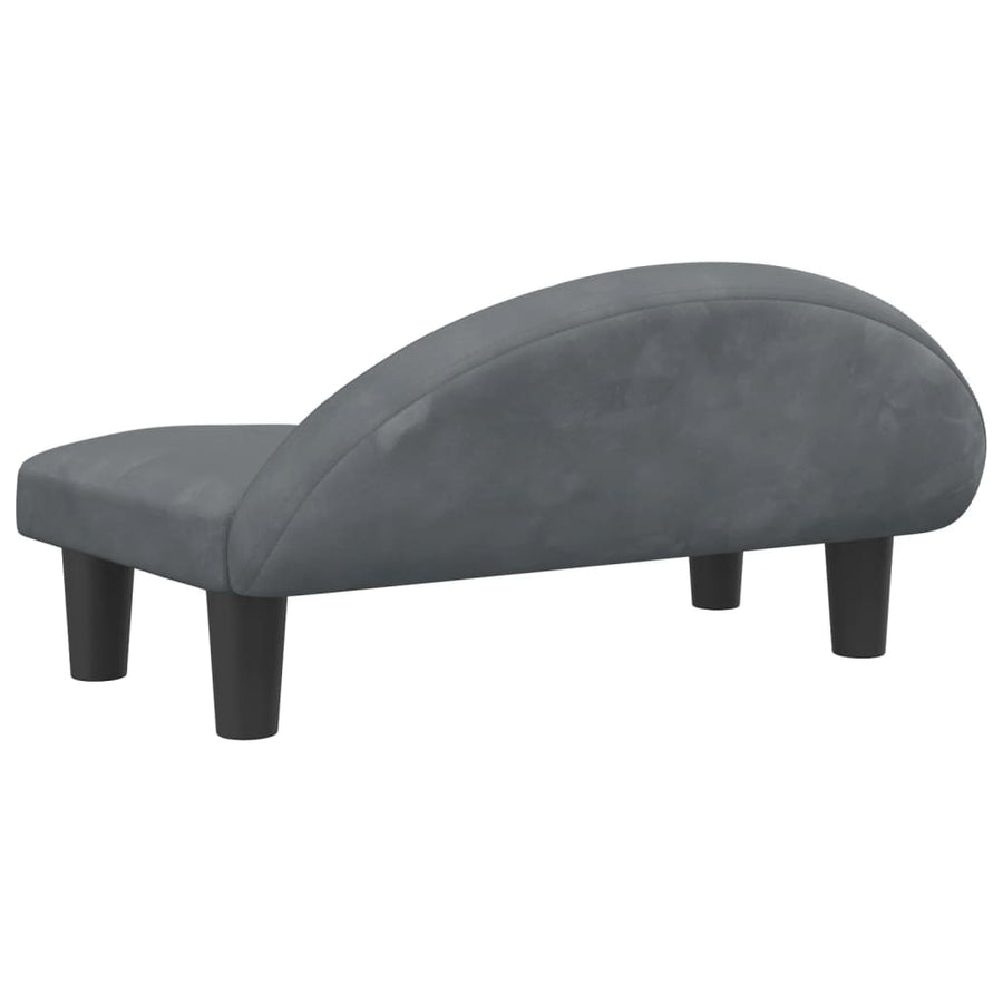 Hondenmand 70X52X30 Cm Fluweel Donkergrijs
