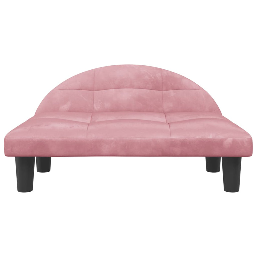 Hondenmand 70X52X30 Cm Fluweel Roze