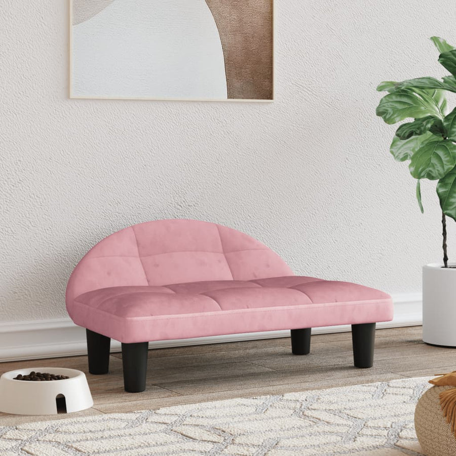 Hondenmand 70X52X30 Cm Fluweel Roze
