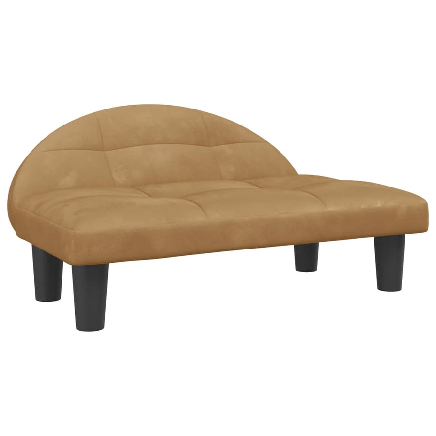 Hondenmand 70x52x30 cm fluweel bruin Bruin
