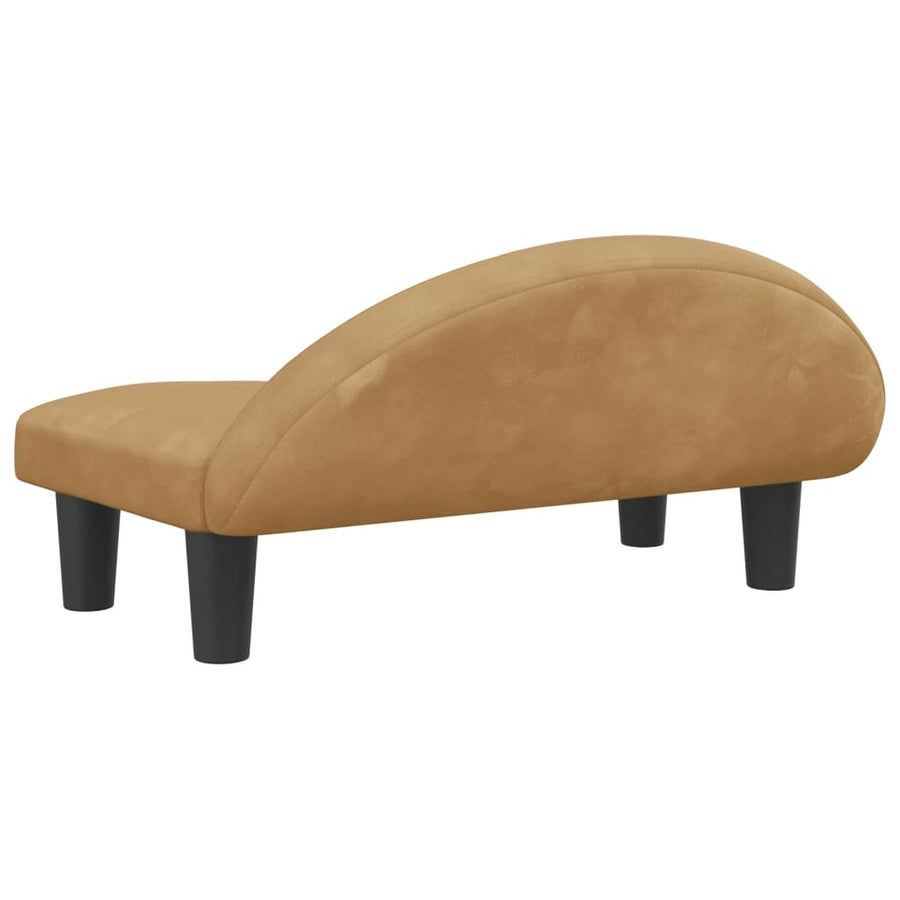 Hondenmand 70x52x30 cm fluweel bruin Bruin