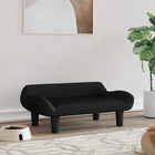 Dog bed 70x40x24 cm velvet black