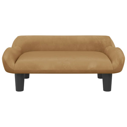 Hondenmand 70X40X24 Cm Bruin Fluweel