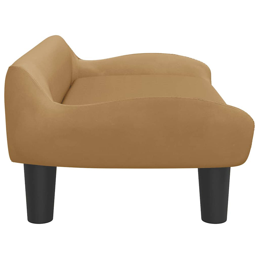 Hondenmand 70X40X24 Cm Bruin Fluweel
