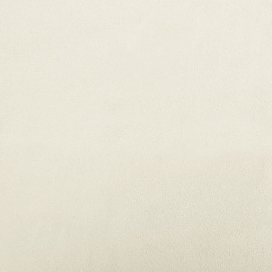 Hondenmand 70x40x24 cm fluweel crèmekleurig crème