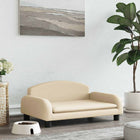 Dog bed 70x45x30 cm fabric cream