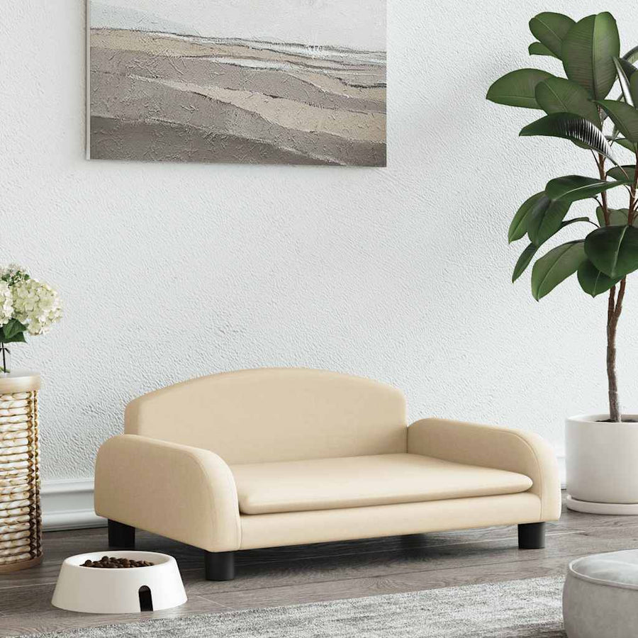 Hondenmand 70X45X30 Cm Stof Crèmekleurig