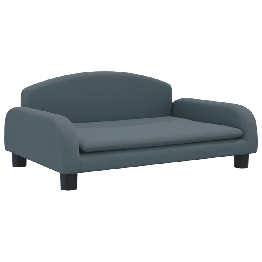 Hondenmand 70x45x30 cm stof donkergrijs 70 x 45 x 30 cm Donkergrijs