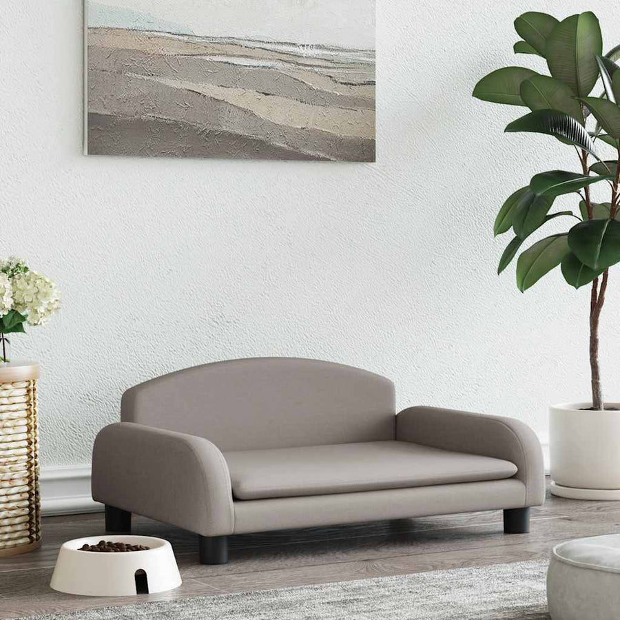 Hondenmand 70 x 45 x 30 cm Taupe Stof