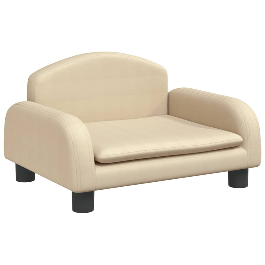 Hondenmand 50x40x30 cm stof crèmekleurig 50 x 40 x 30 cm crème