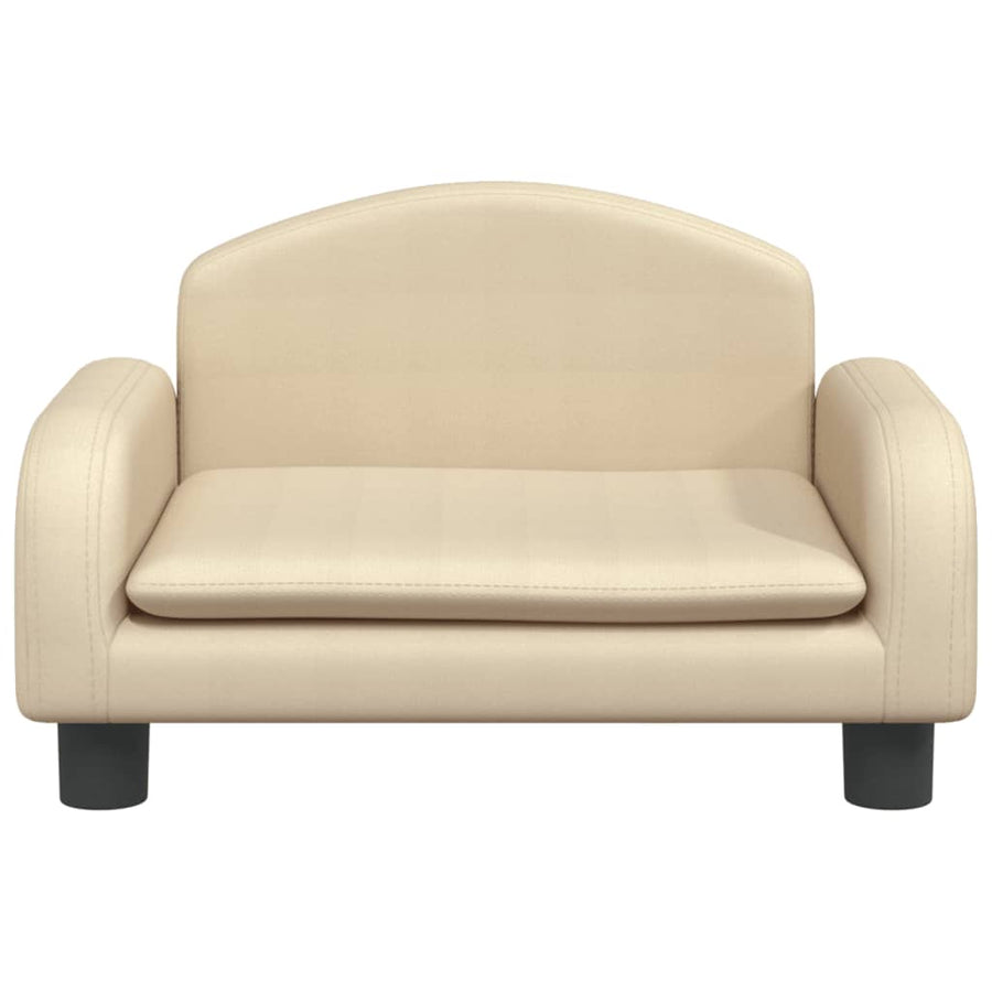 Hondenmand 50x40x30 cm stof crèmekleurig 50 x 40 x 30 cm crème