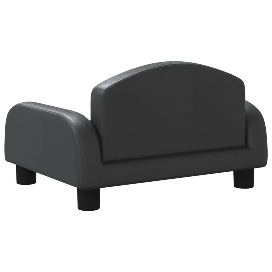 Hondenmand 50x40x30 cm kunstleer zwart 50 x 40 x 30 cm Zwart