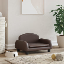 Hondenmand Kunstleer 50 x 40 x 30 cm Bruin