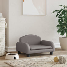 Hondenmand Kunstleer 50 x 40 x 30 cm Grijs