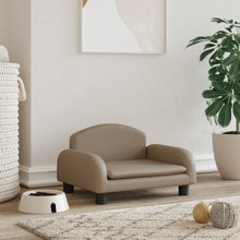 Hondenmand 50x40x30 cm kunstleer cappuccinokleurig 50 x 40 x 30 cm Cappuccino