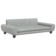 Hondenmand 100X54X33 Cm Fluweel Lichtgrijs