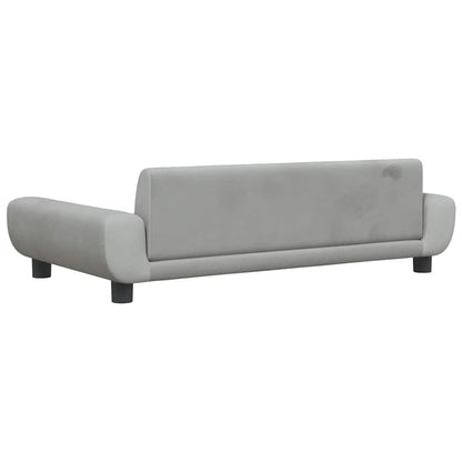 Hondenmand 100X54X33 Cm Fluweel Lichtgrijs