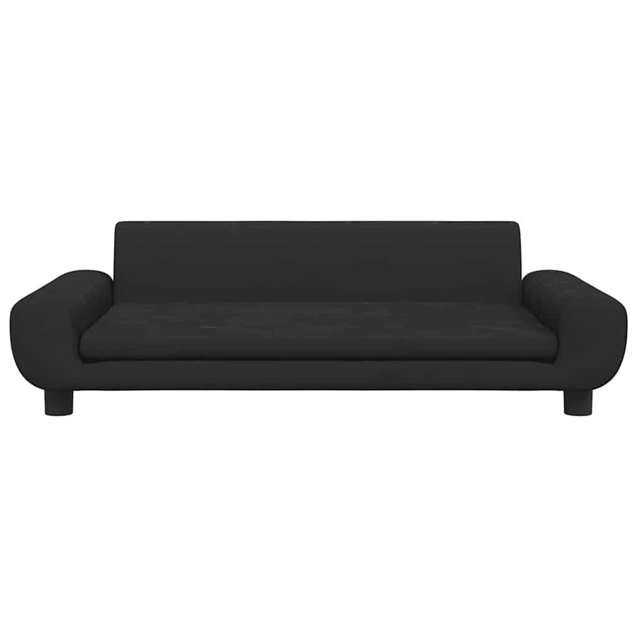 Hondenmand 100X54X33 Cm Fluweel Zwart