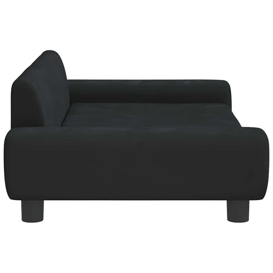 Hondenmand 100X54X33 Cm Fluweel Zwart