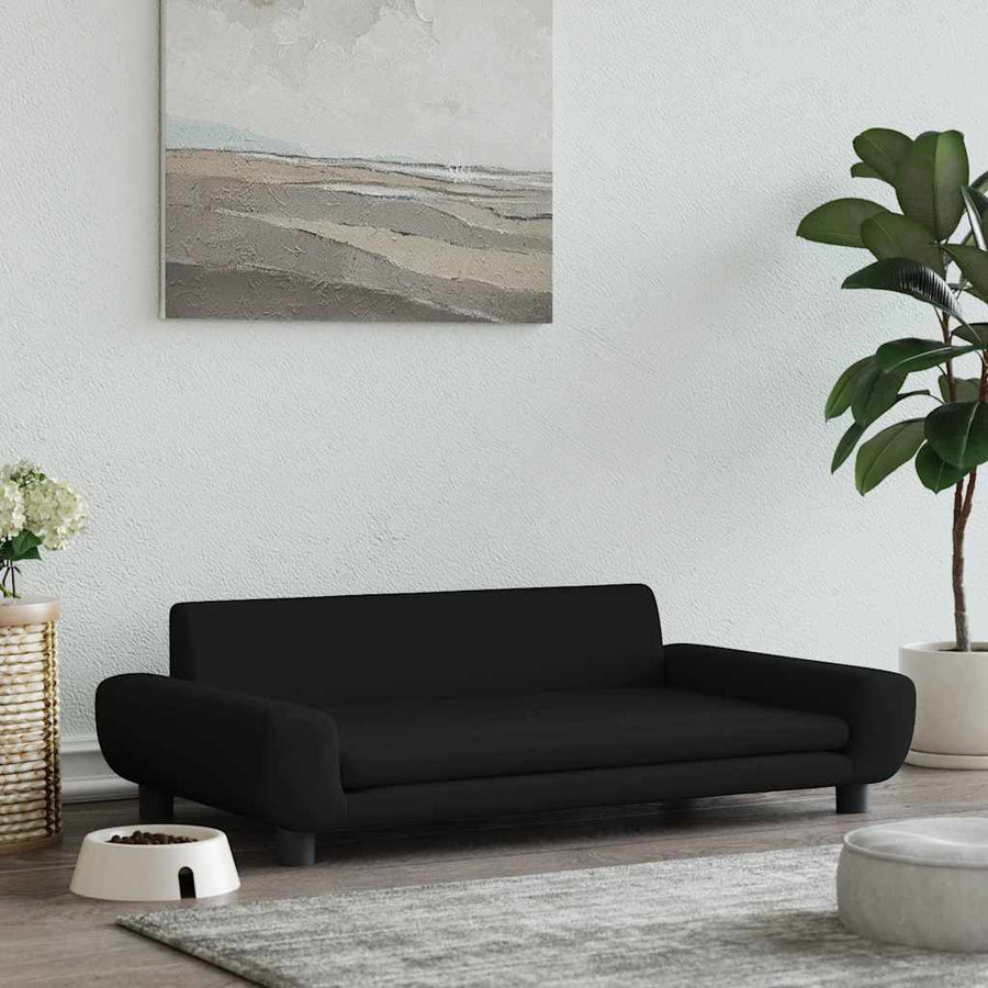 Hondenmand 100X54X33 Cm Fluweel Zwart
