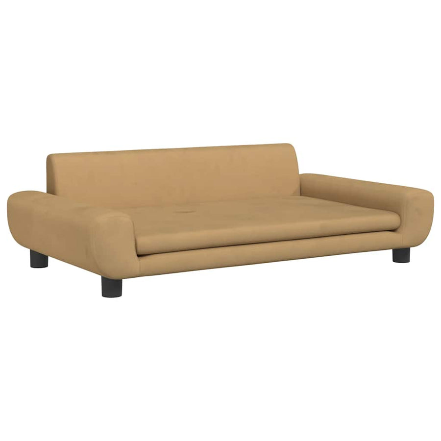 Hondenmand 100X54X33 Cm Fluweel Bruin