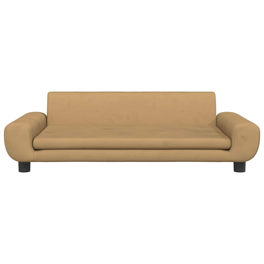 Hondenmand 100X54X33 Cm Fluweel Bruin