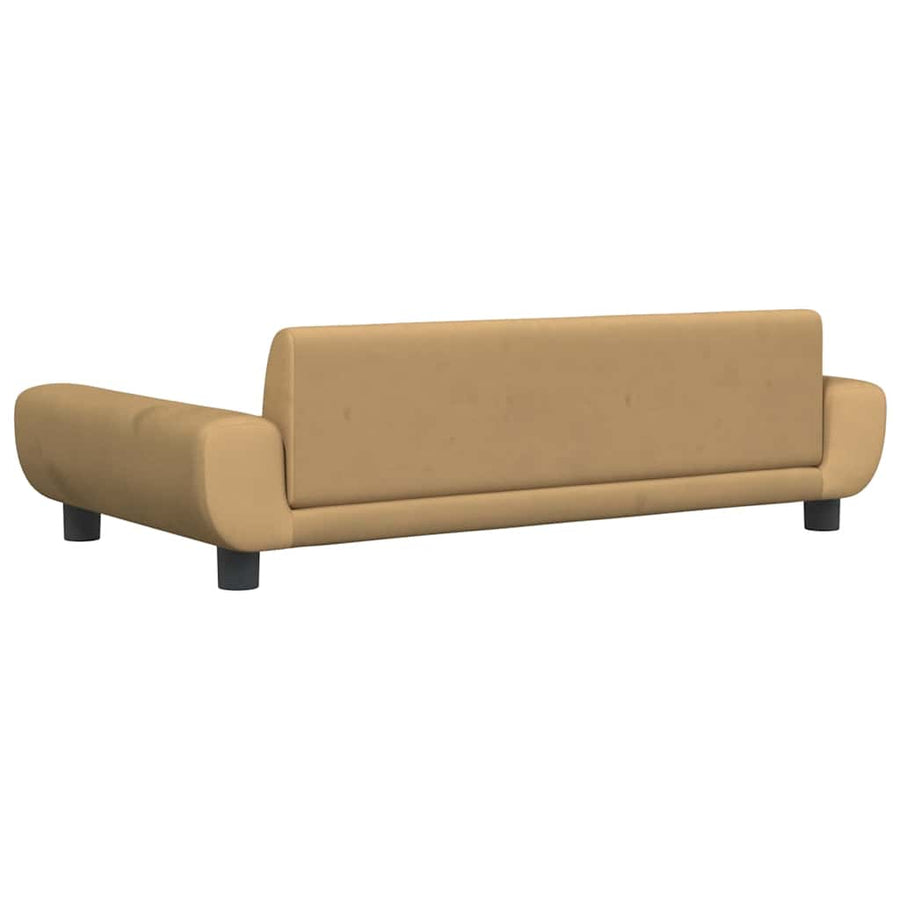 Hondenmand 100X54X33 Cm Fluweel Bruin