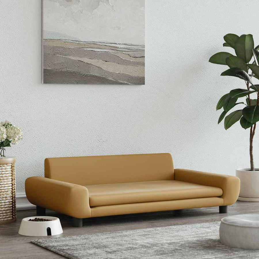Hondenmand 100X54X33 Cm Fluweel Bruin