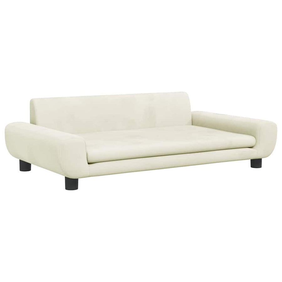 Hondenmand 100X54X33 Cm Fluweel Crèmekleurig