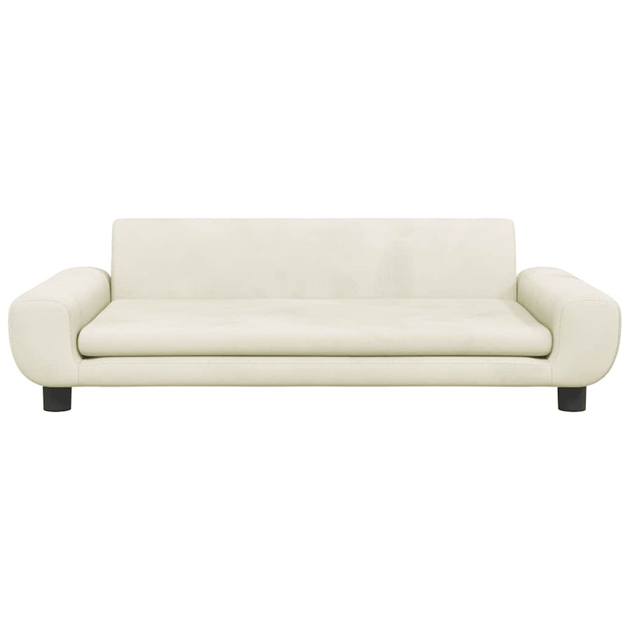 Hondenmand 100X54X33 Cm Fluweel Crèmekleurig