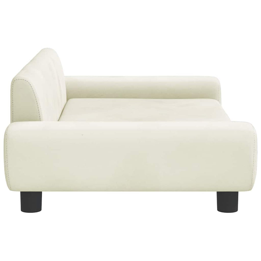 Hondenmand 100X54X33 Cm Fluweel Crèmekleurig