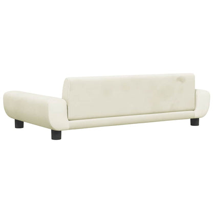 Hondenmand 100X54X33 Cm Fluweel Crèmekleurig