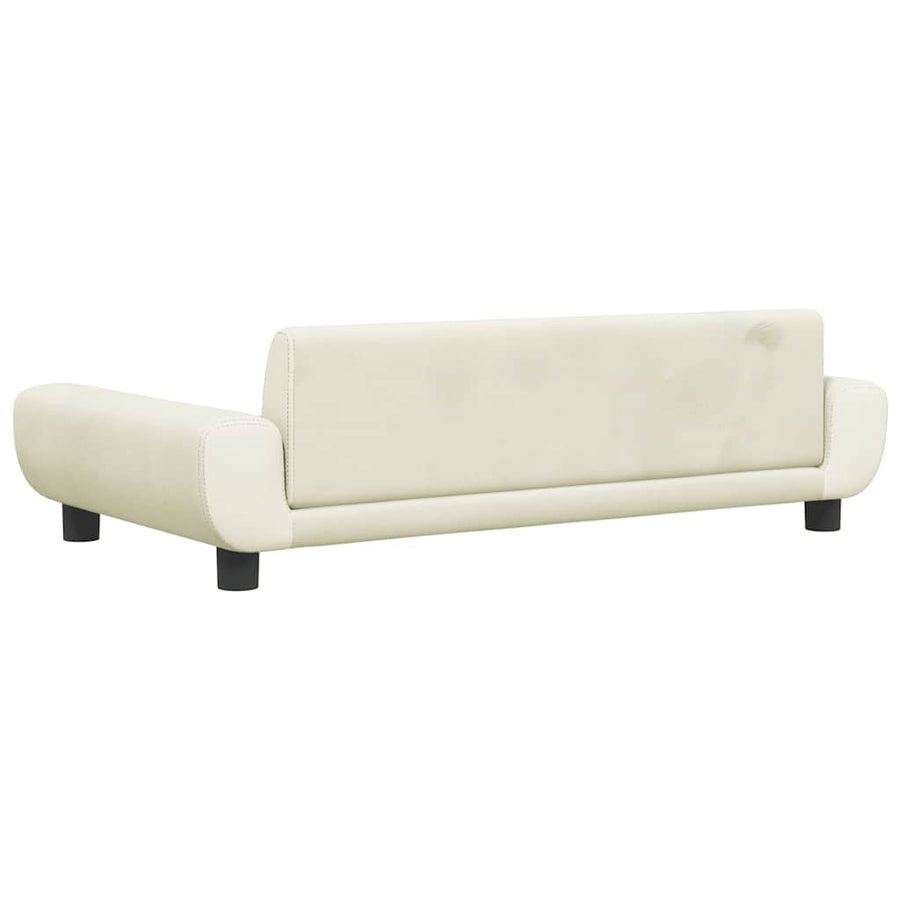 Hondenmand 100X54X33 Cm Fluweel Crèmekleurig