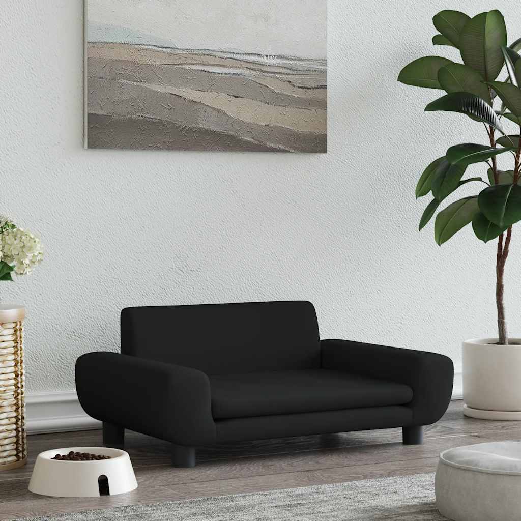 Hondenmand 70X45X33 Cm Fluweel Zwart
