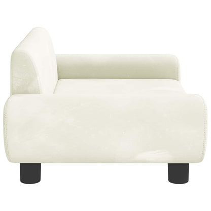 Hondenmand 70X45X33 Cm Fluweel Crèmekleurig